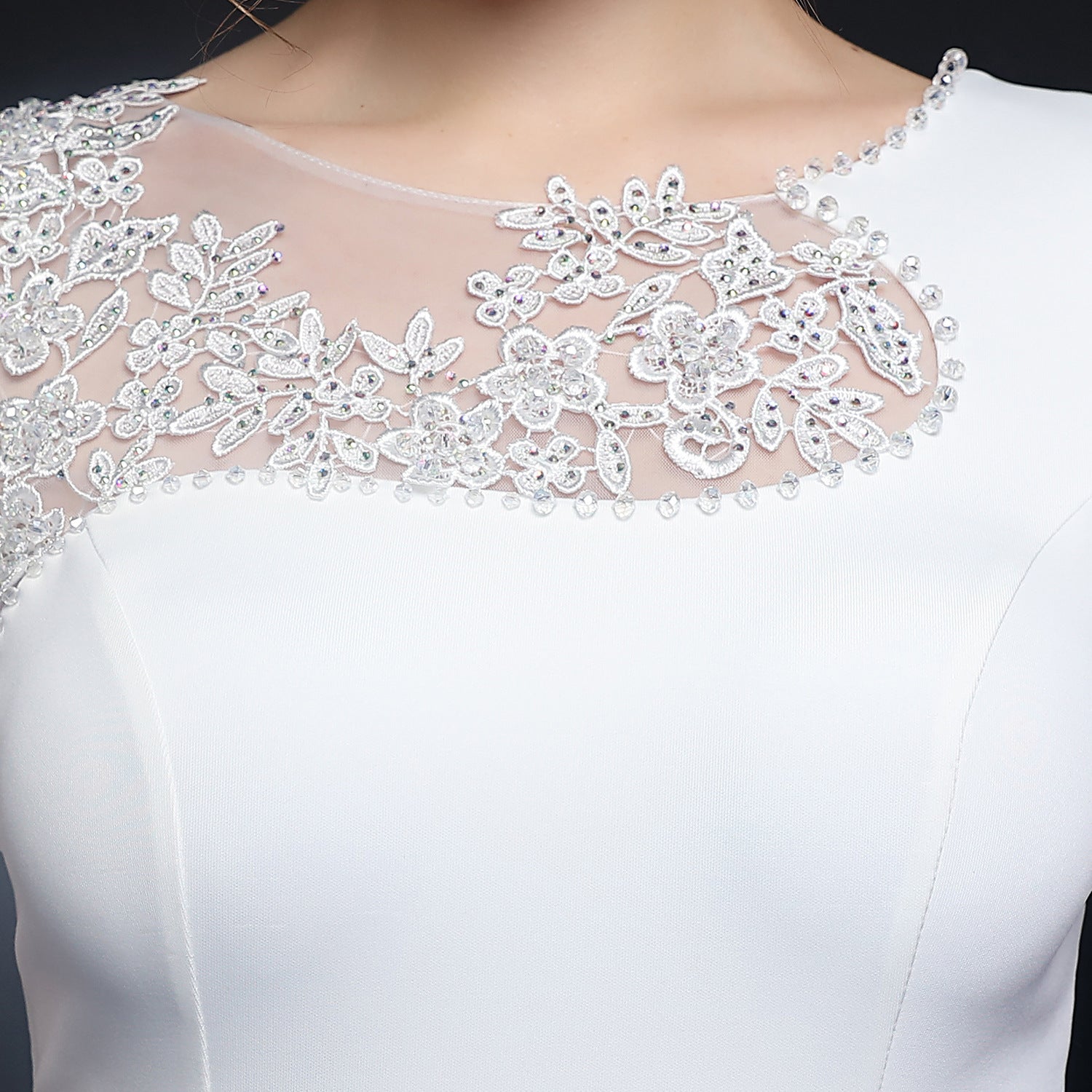 Summer Half Sleeve Mermaid Evening Dress 30