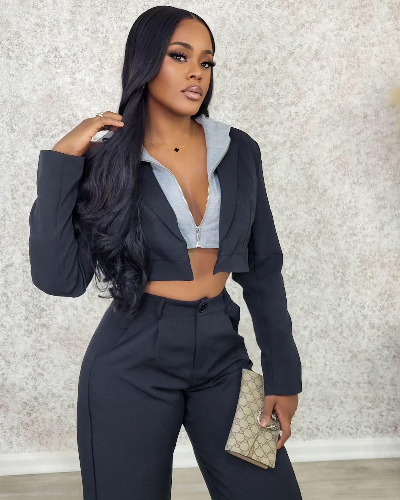 Women Patchwork Hoodie 3