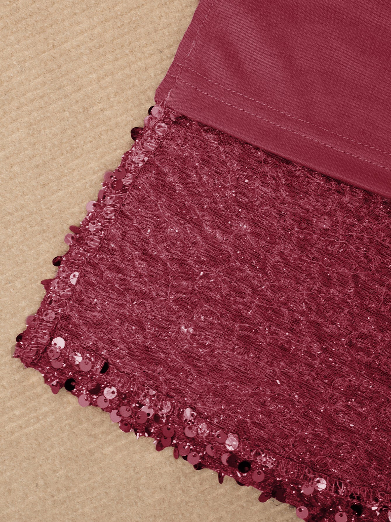 Plus Size Women's Sequin Sleeveless Slit Party Dress Solid Color Chic Long Evening Gown 16