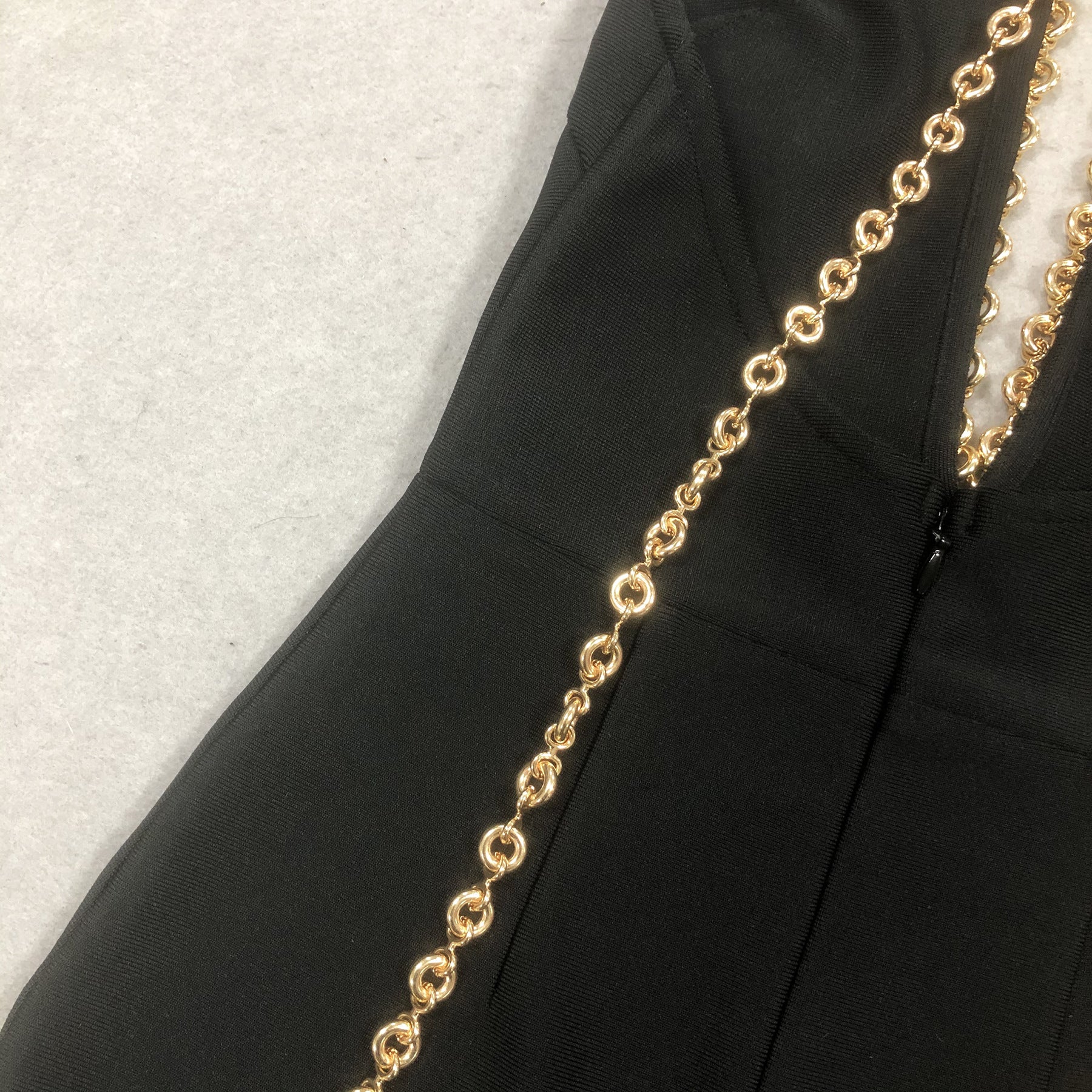 Women elegant party Halter Neck V Neck bandage Dress 13