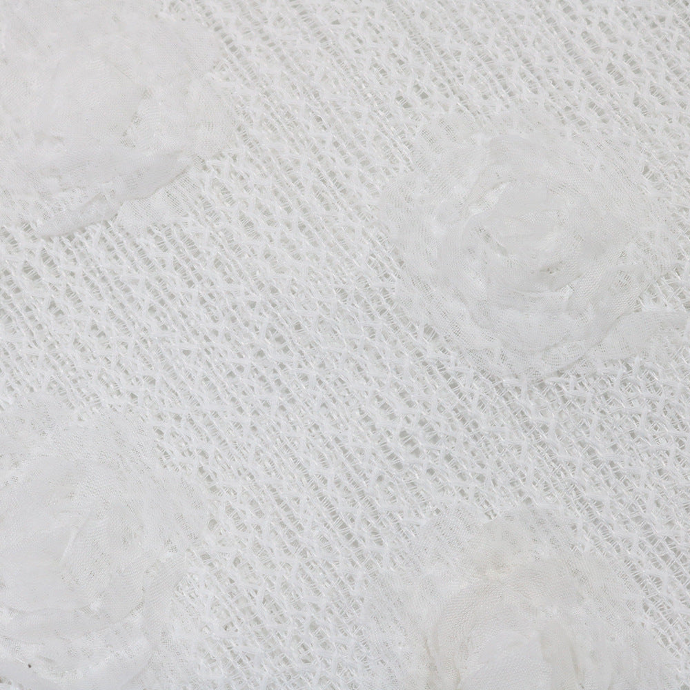 Women Solid Color See-Through Lace-Up Top Loose Slim Pants Two-Piece Set 21