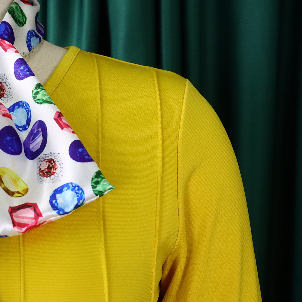 Women Fall Long Sleeve Solid Color Slit Scarf Bodycon Dress 20