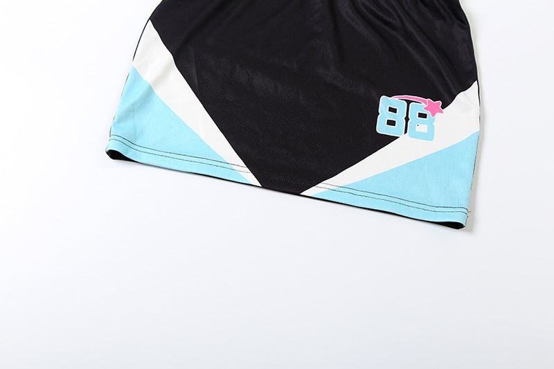 Women Fall Streetwear Sexy Crop Top and Skirt Two-Piece Set 20