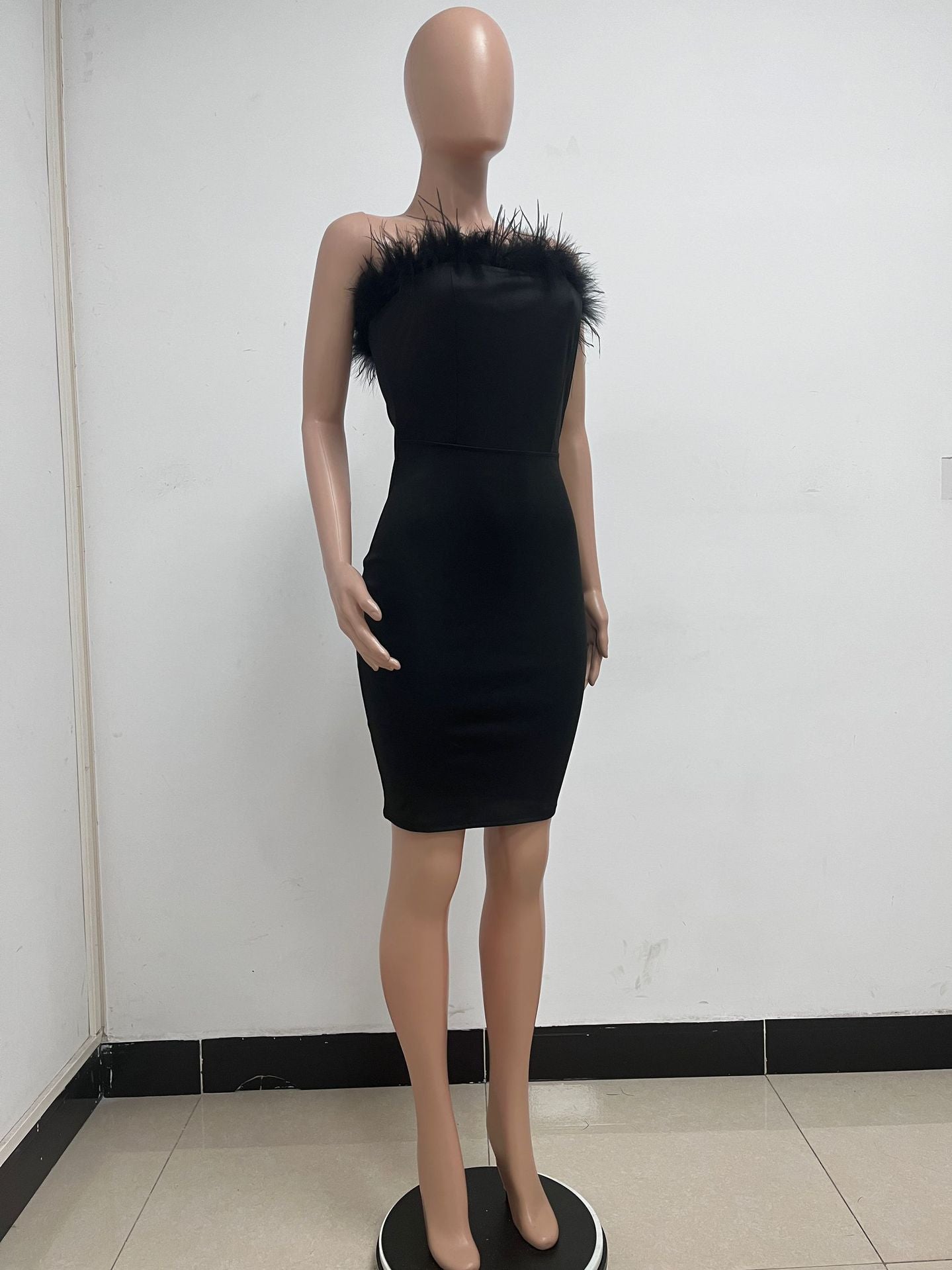 Women Solid Backless Sleeveless Bodycon Dress 14