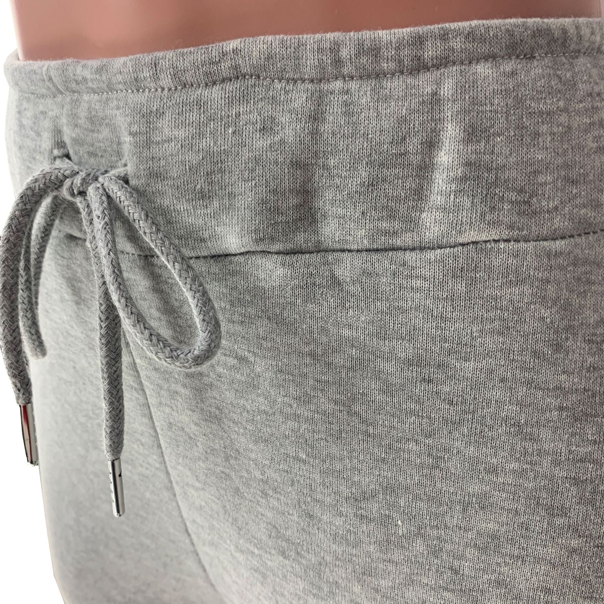 Women Fleece Sports Casual Drawstring Pockets Stacked Pant 29