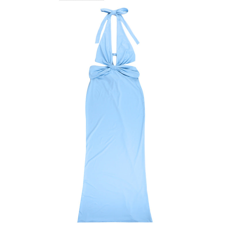 Women Suspender Bodycon Holidays Backless Maxi Dress 12