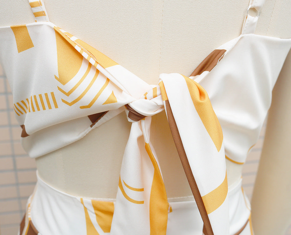 Women's fashion print Casual two-piece trousers Set 20