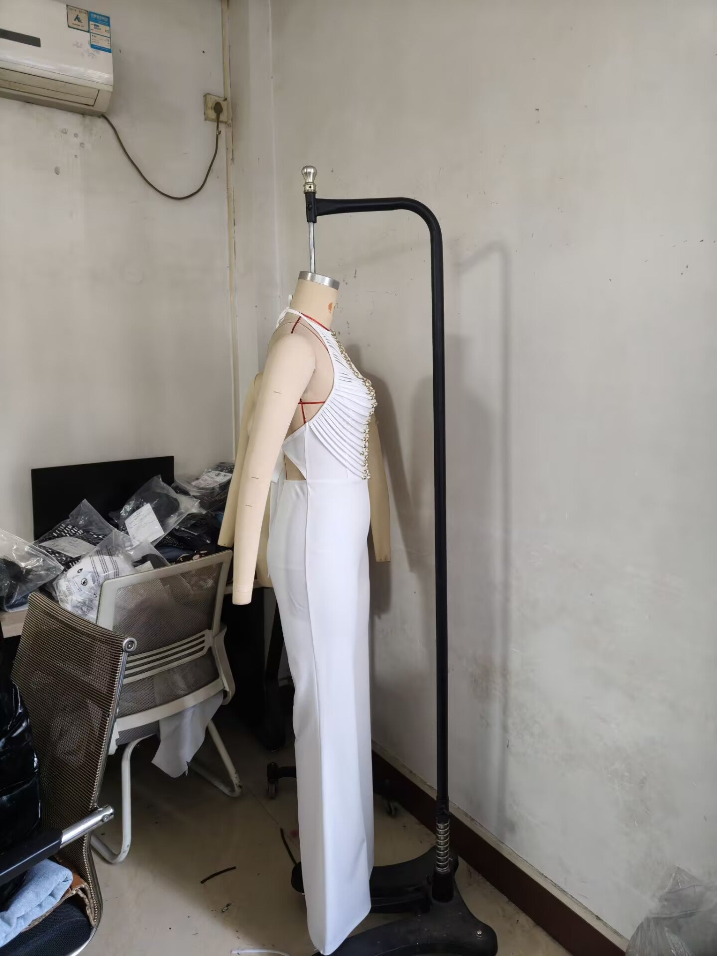 Women High Neck Sleeveless Jumpsuit 11