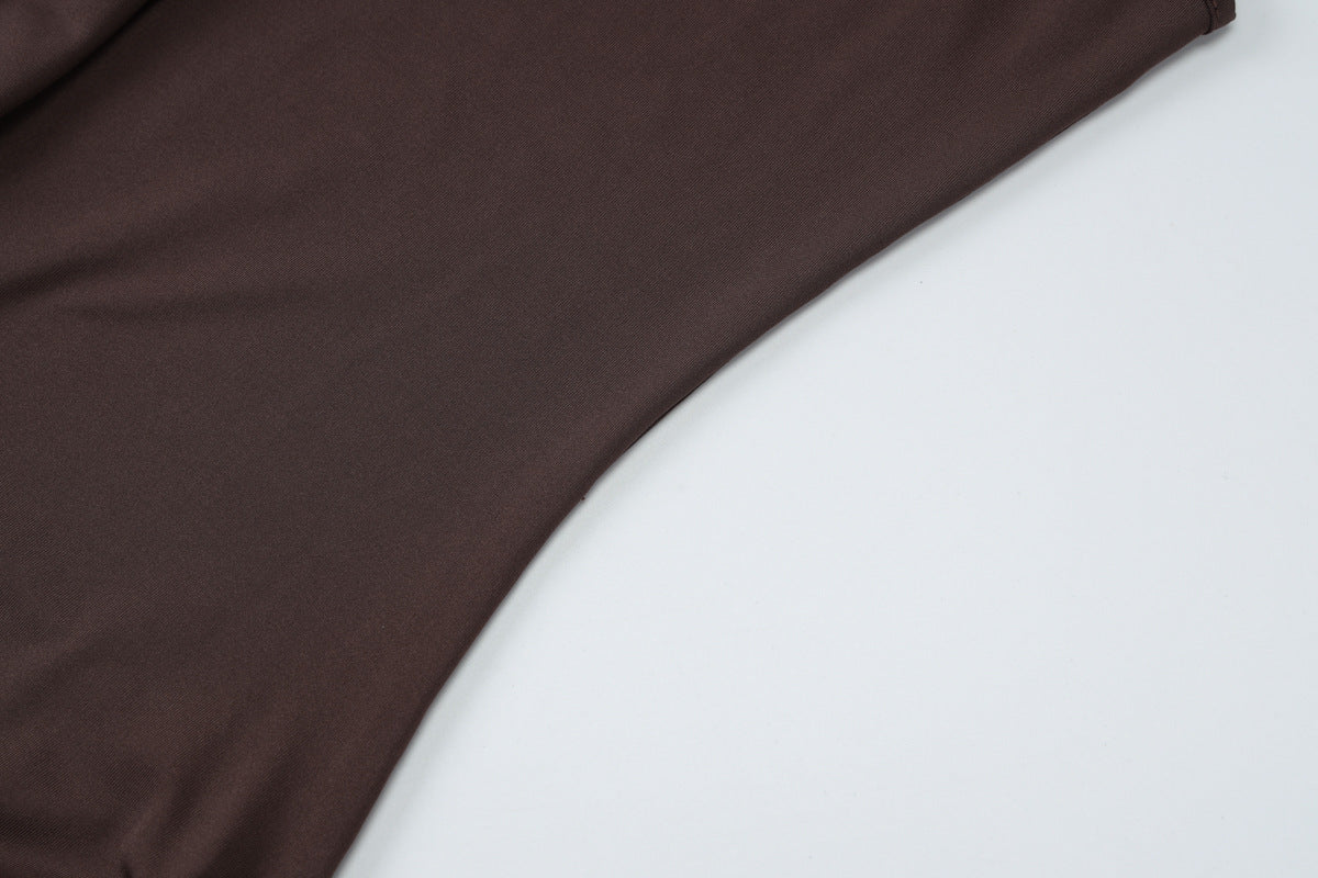 Women's Spring Summer fashion slim pleated ribbon Bodycon irregular sleeveless dress 18