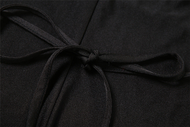 Women Summer Crossover Lace-Up Sexy Backless Jumpsuit 11