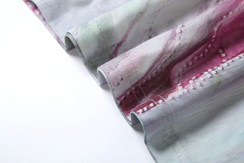 Women sexy Backless lace Halter Neck French slit dress 12