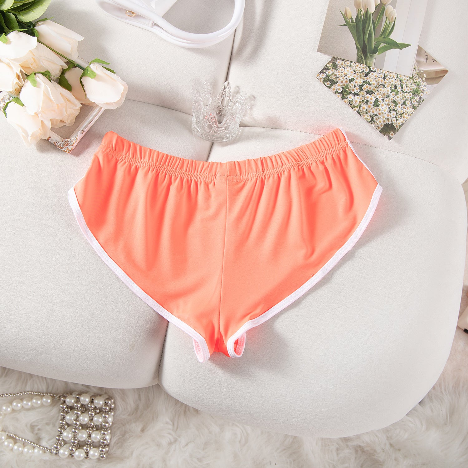 Summer Women's Sexy Running Stretch Sports Yoga Fitness Shorts 68