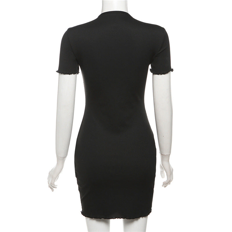 Women Butterfly Embroidered Sexy Bodycon Dress 9