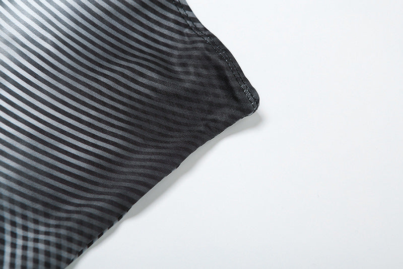 Women gradient vest and trousers two-piece set 15