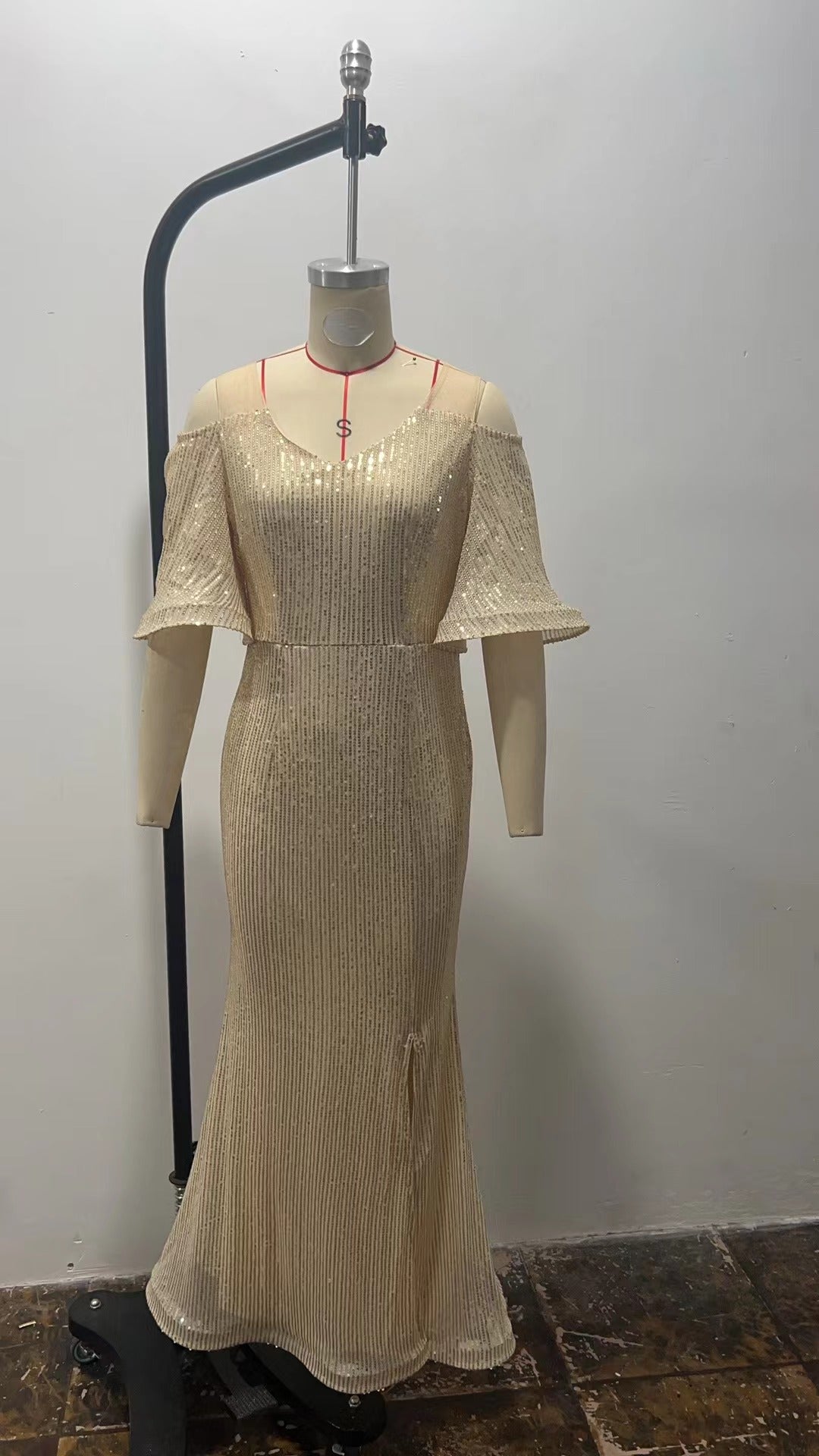 Spring Chic Sequin Formal Party Evening Dress 12