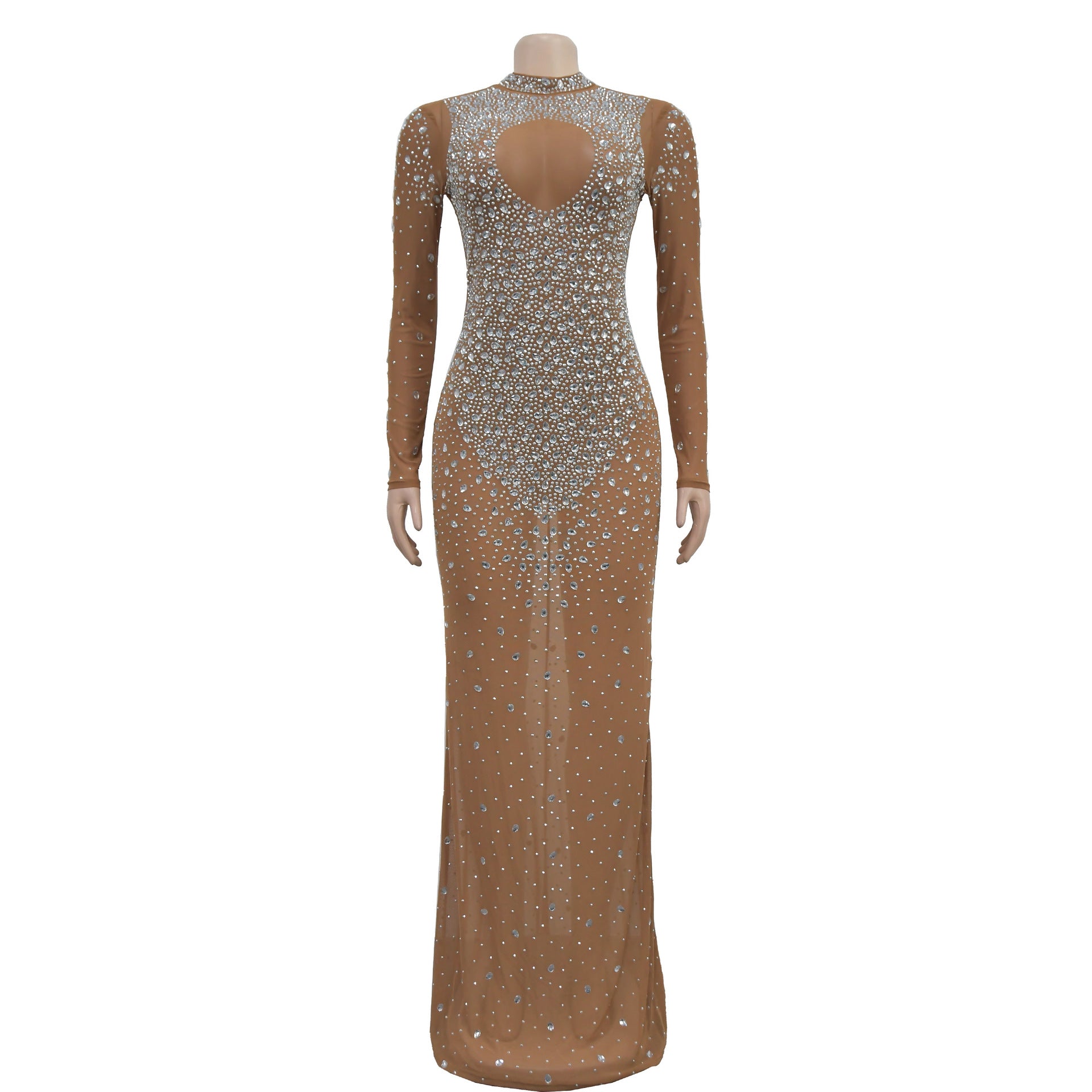 Women Round Neck Beaded dress 11
