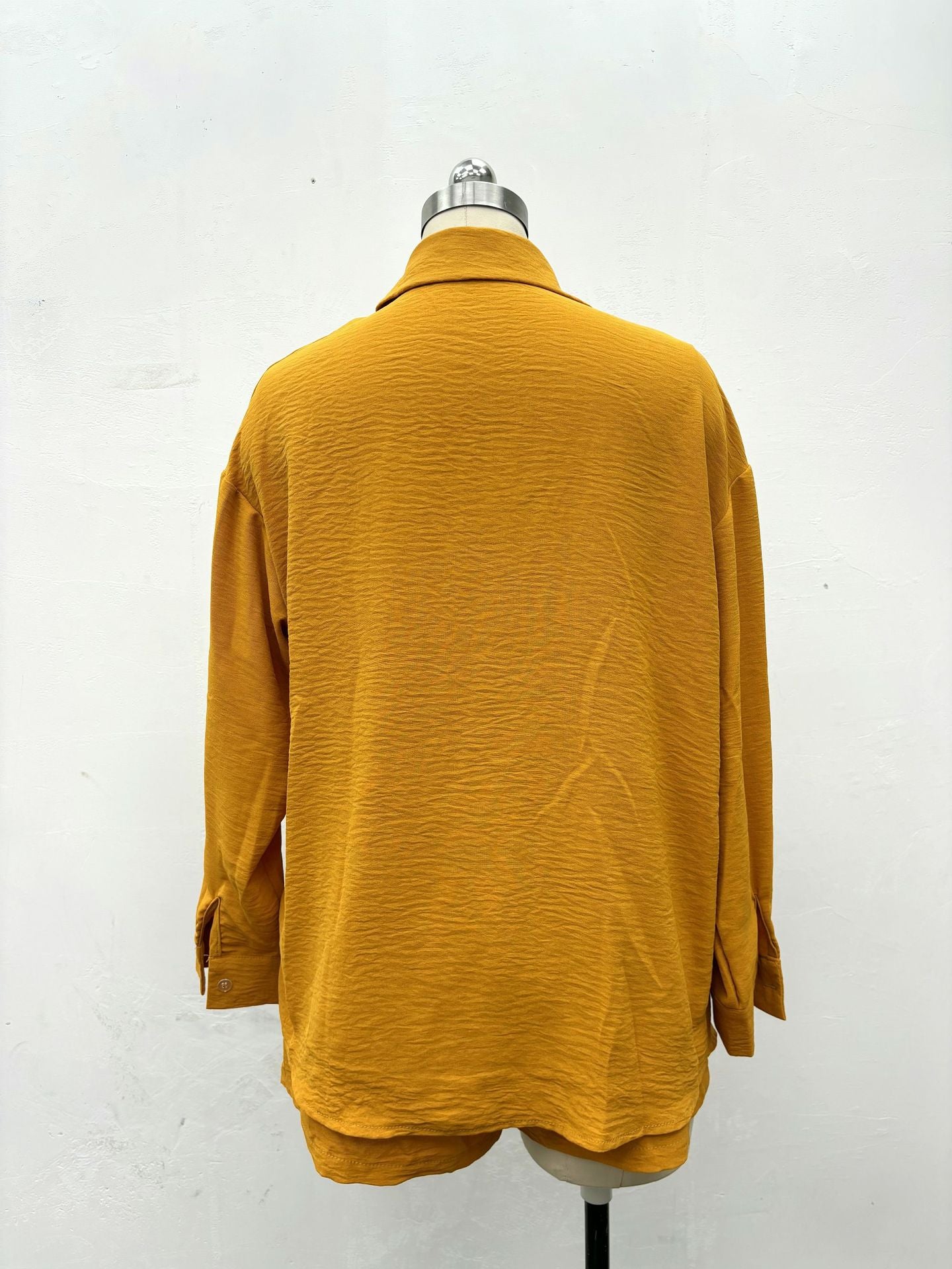 Women Casual Tie-Drawstring Summer Shirt and Shorts Two-Piece Set 17