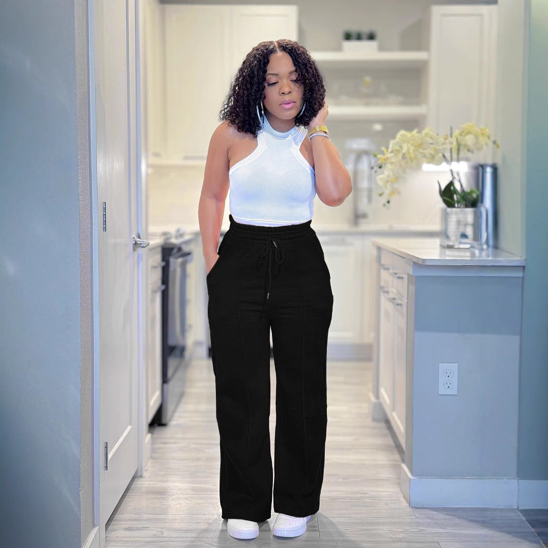 Women Casual Drawstring Sports Sweatpants 6