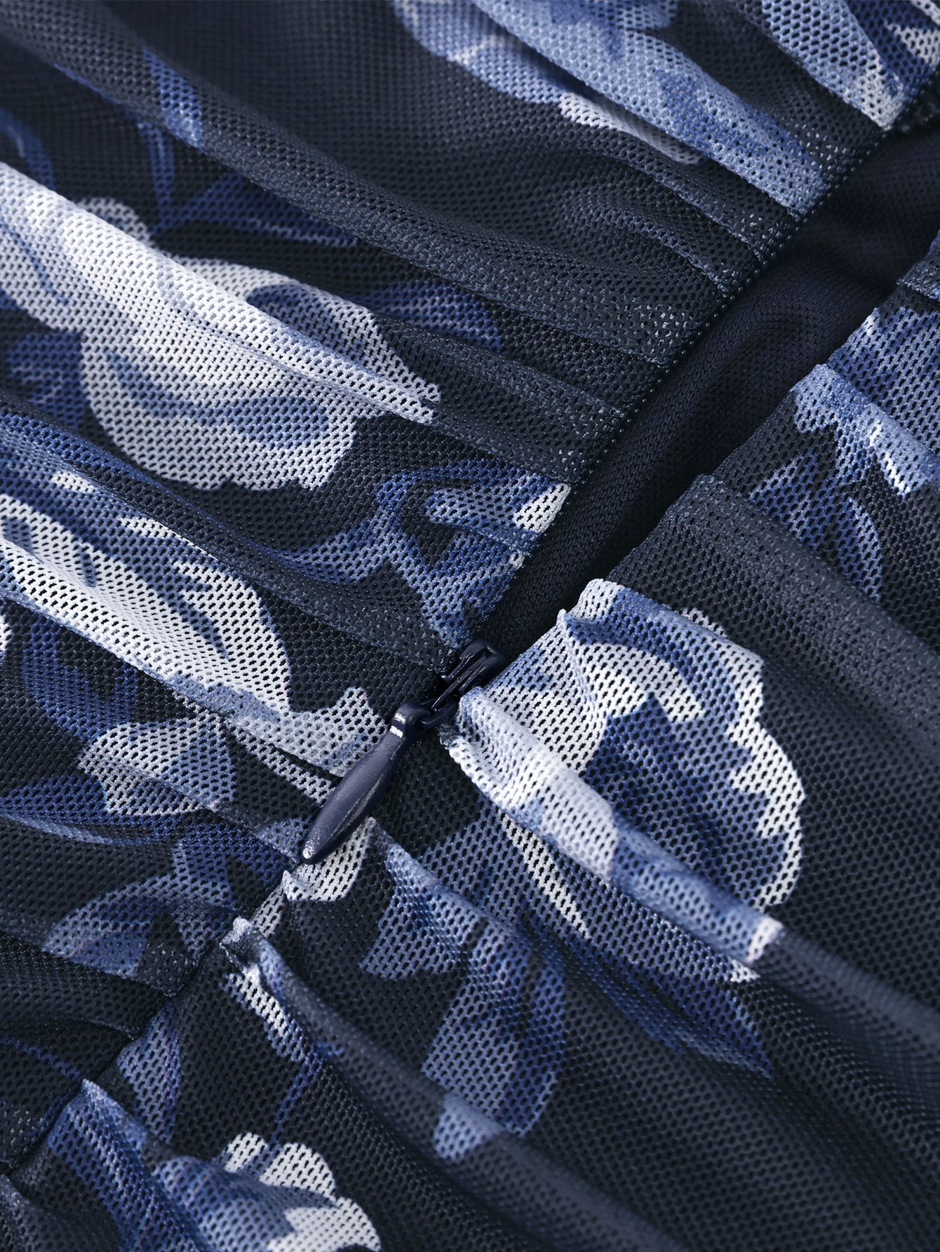 Sheer Mesh Strap Low Back Fishtail Gown 18