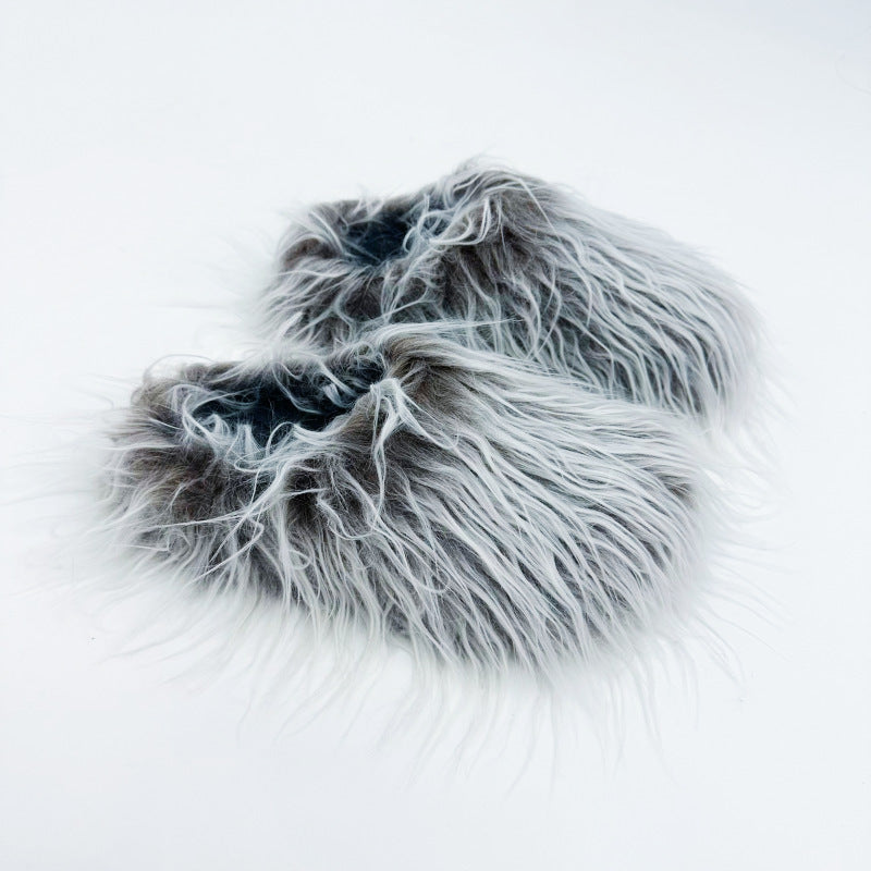 Plush Slippers For Men And Women Autumn Winter Slip-On Shoes 4