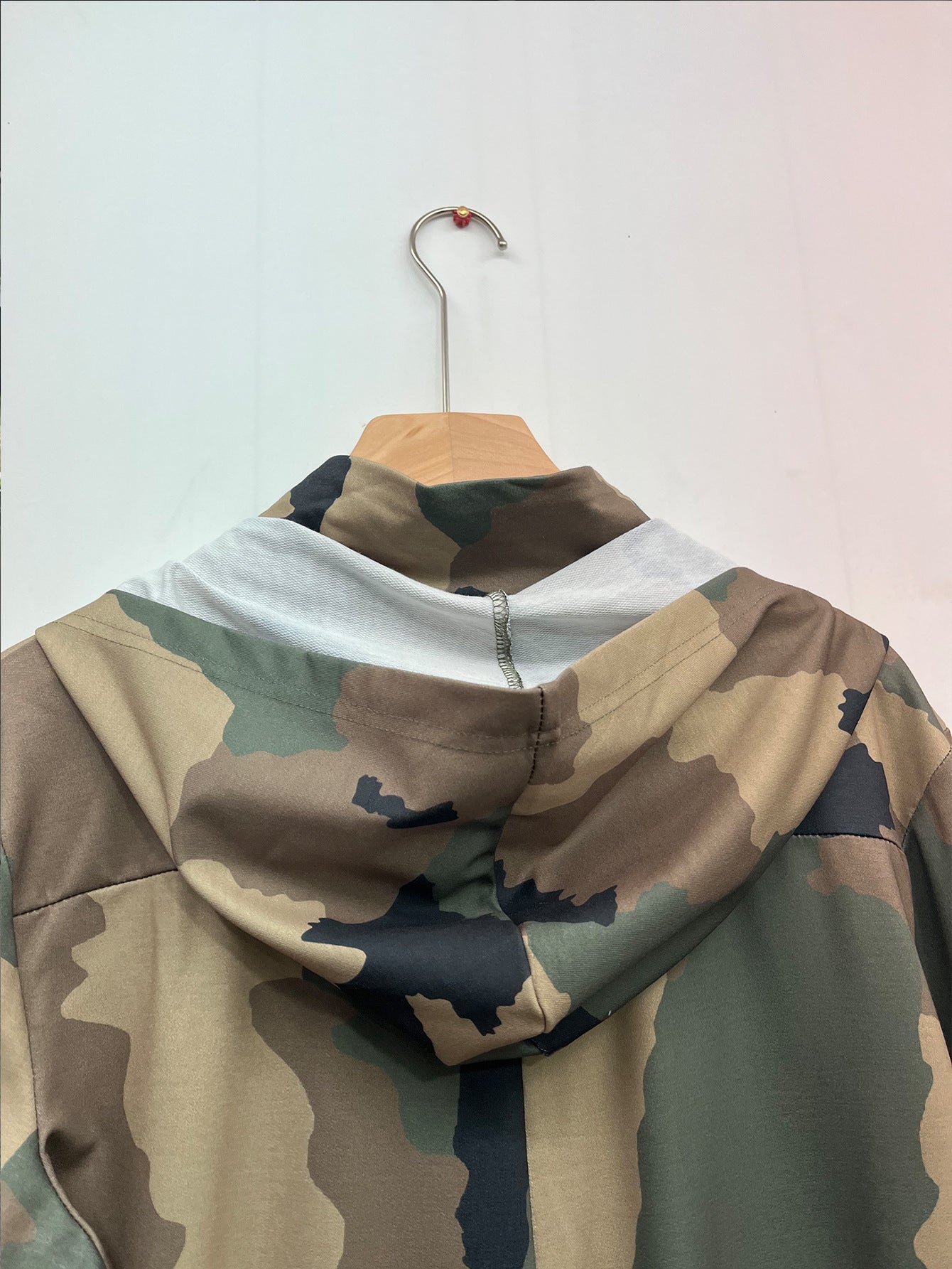 Women's Casual Fashion Multi-Pocket Zipper Camouflage Jumpsuit 10