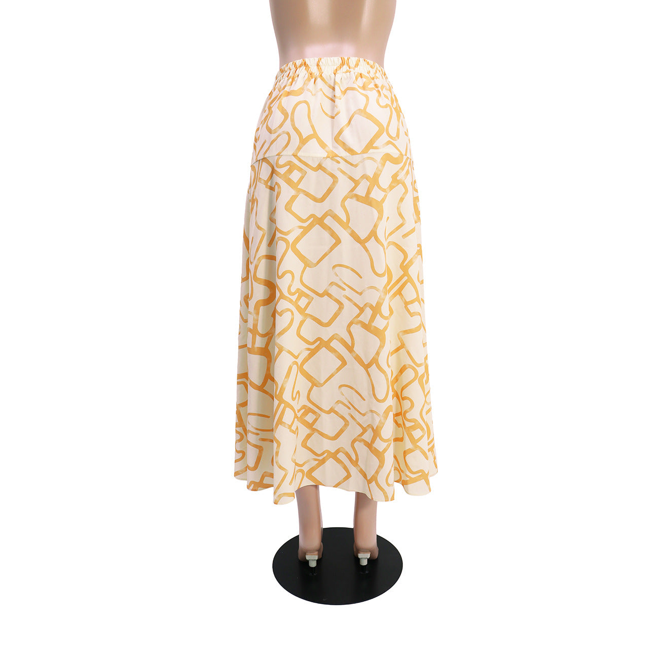 Women Casual Holidays Printed Button Skirt 5