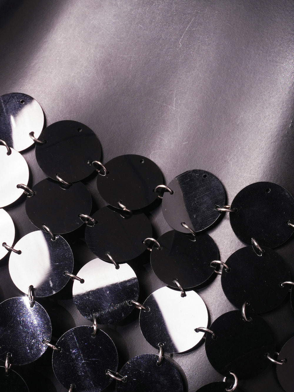 Women Punk Style Sexy Style Sequin Patchwork Skirt 13