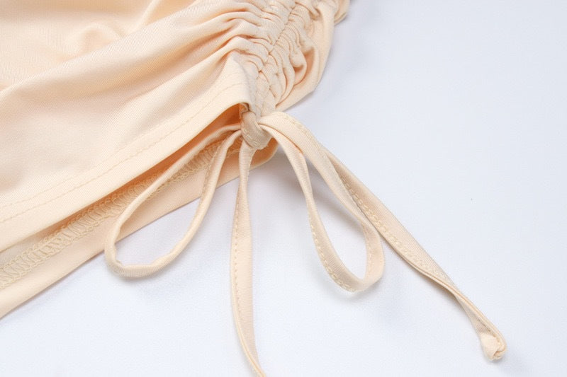 Women Round Neck Short Sleeve Top and Short Two-Piece Set 15