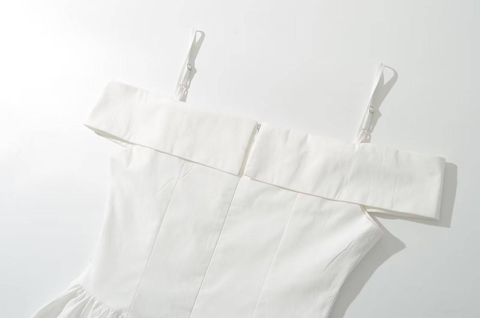 Winter Off Shoulder Slim Waist Solid Color Sexy Short Dress 20