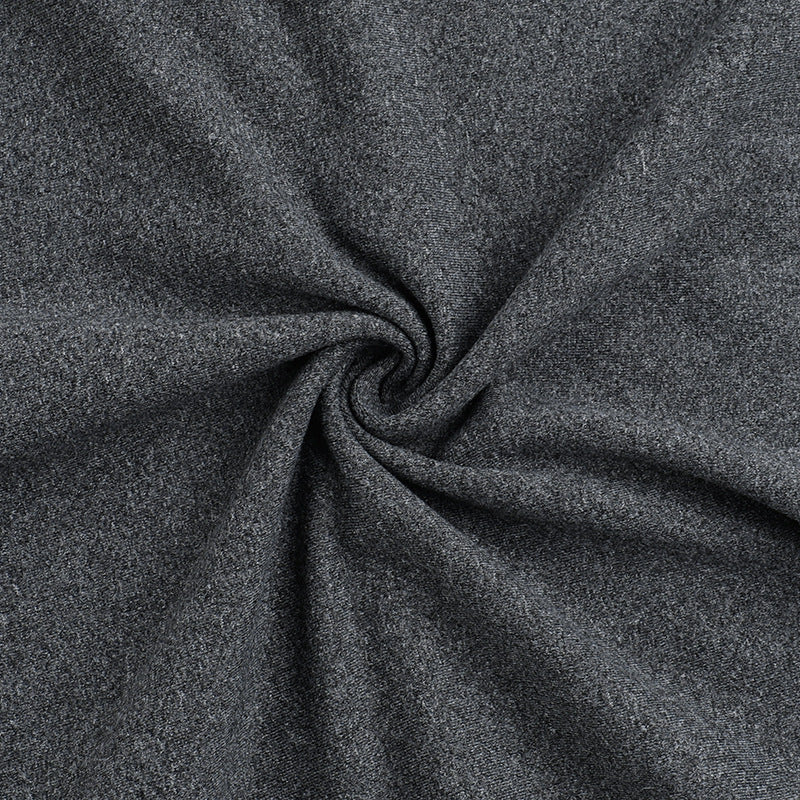 Autumn Solid Color Square Neck Long Sleeve Slim Women Long Dress 17