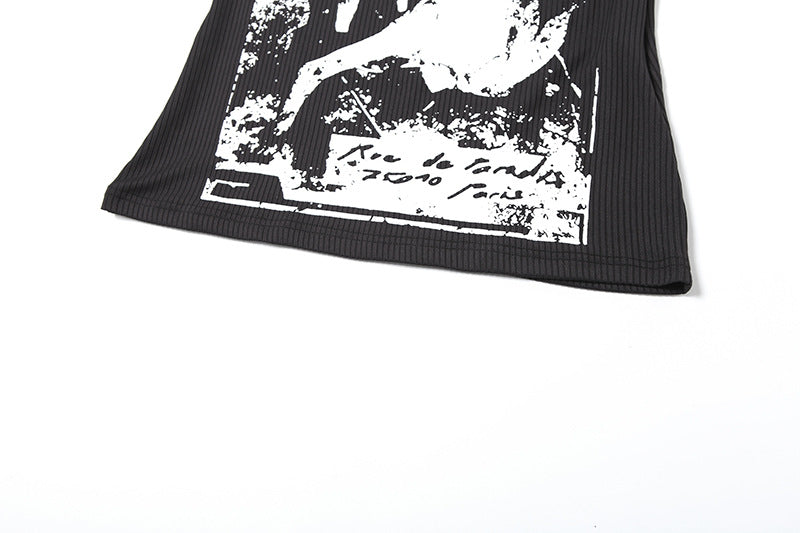 Women's Spring Sleeveless Strap Print Top 15