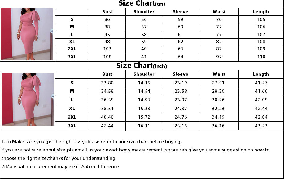 Women's Fall Winter Fashion Chic Slim Slash Shoulder Sexy Dress 8