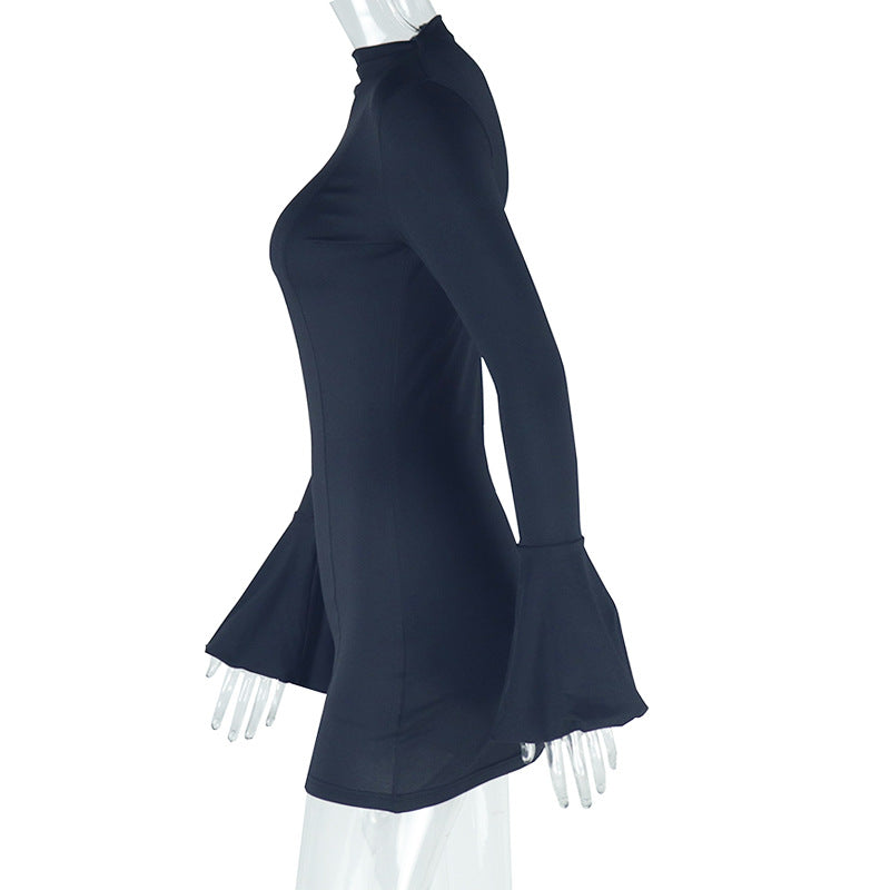 Women Round Neck Long Sleeve Bodycon dress 6