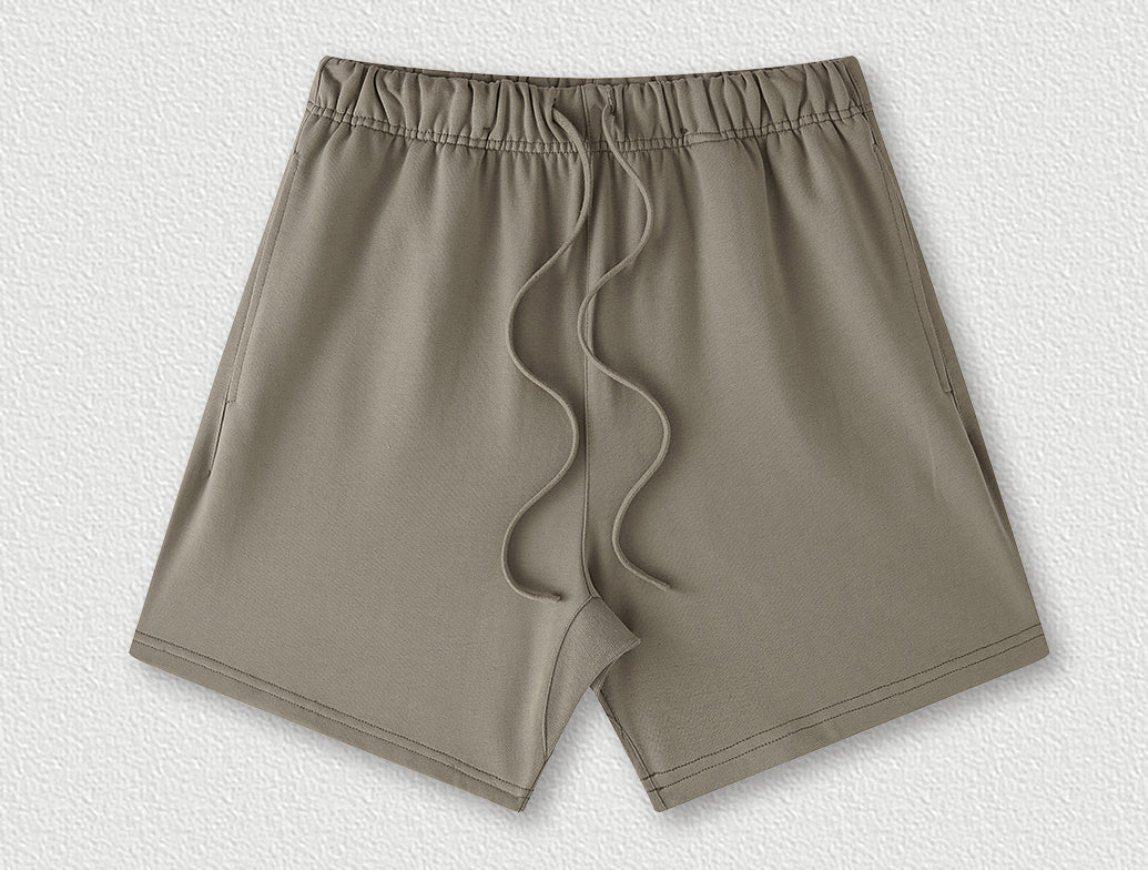 Summer Men's Solid Color Trendy Loose Casual Knee-Length Sports Shorts 6