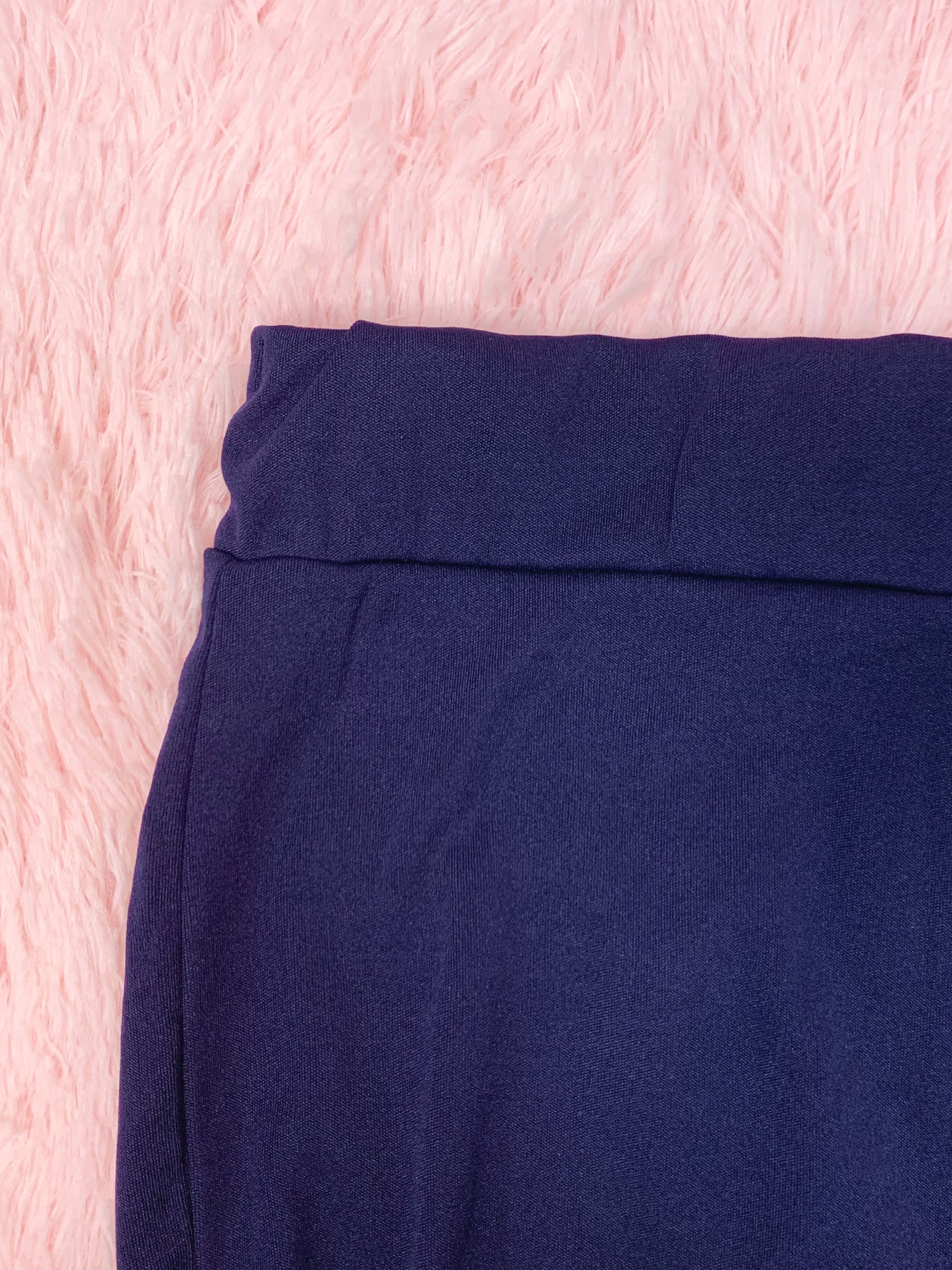 Women Spring and Summer Casual Polo Neck Top and Wide Leg Pants Contrast Color Casual Two Piece Set 13