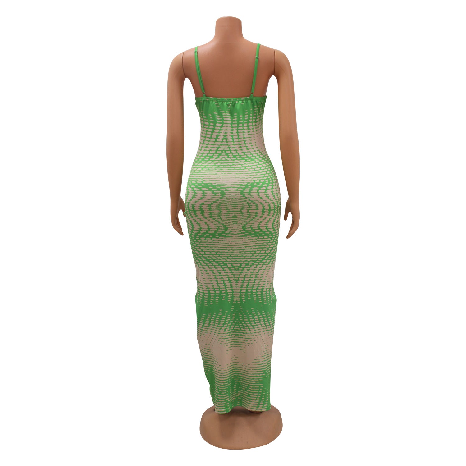 Summer Ladies Sexy Tight Fitting Print Strap Dress 13