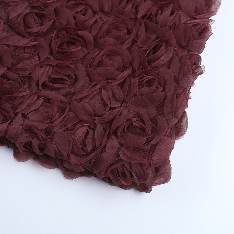 Women Floral Patchwork Long Sleeve Autumn Dress 10