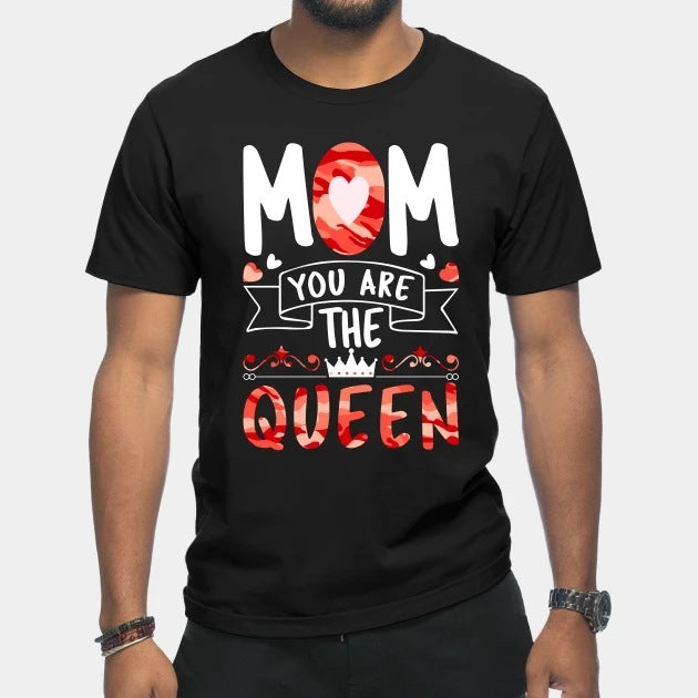 Mother's Day Pattern Print Women's Short-Sleeve T-Shirt