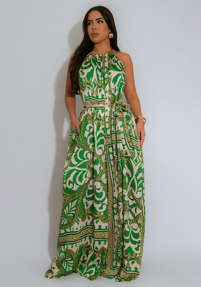 Fashion Women's Summer Holiday Style Sexy Low Back Jumpsuit