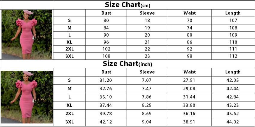 Plus Size Beaded Ruffle Sleeve Bodycon Dress Summer Party African  Formal Wear 9