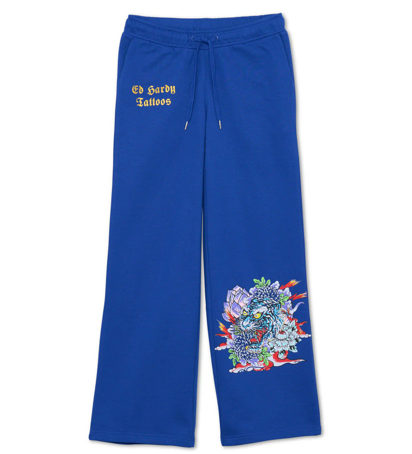 Women printed long-sleeved Top and Pant two-piece set 12