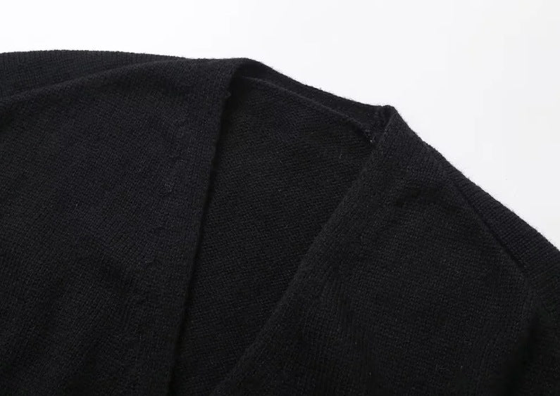 Women's V-Neck Button Knitting Cardigan 22