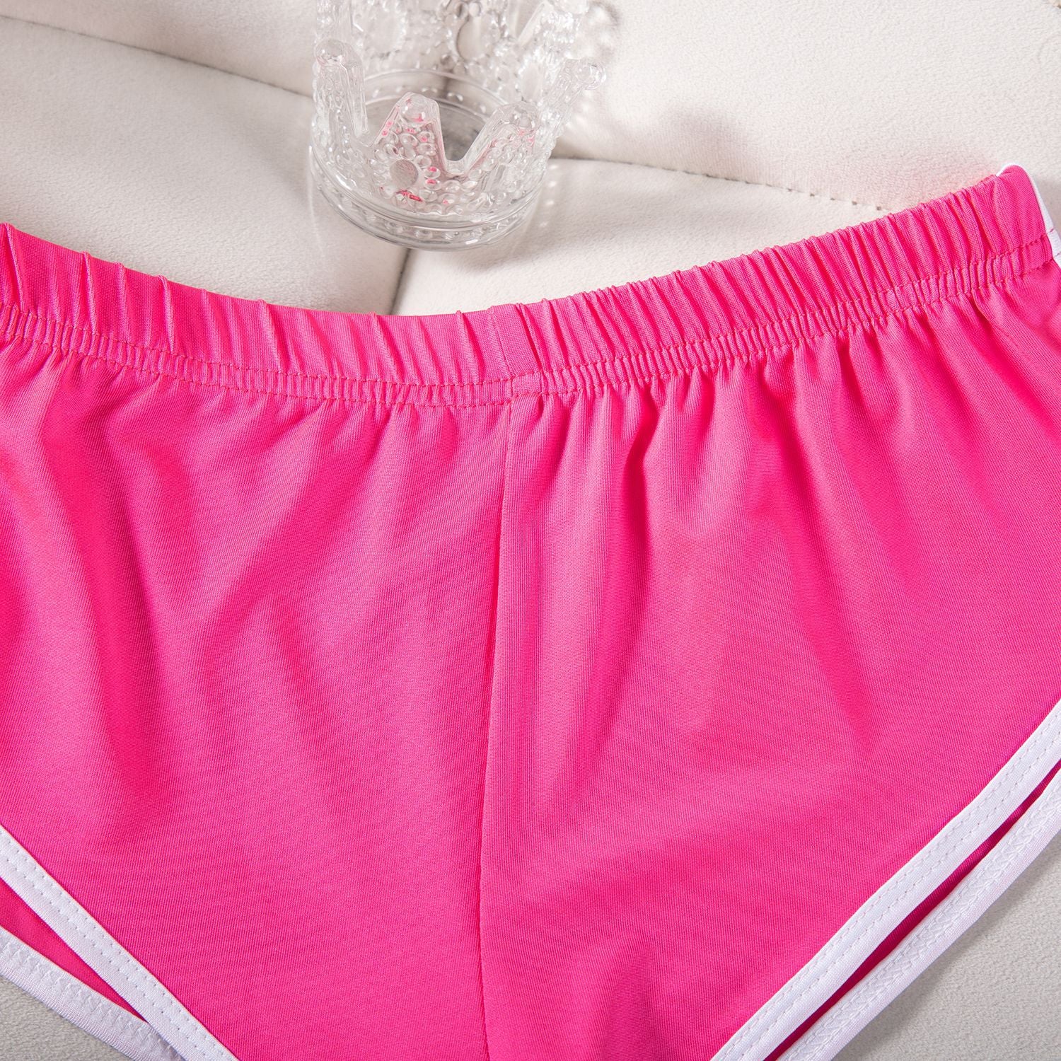 Summer Women's Sexy Running Stretch Sports Yoga Fitness Shorts 74