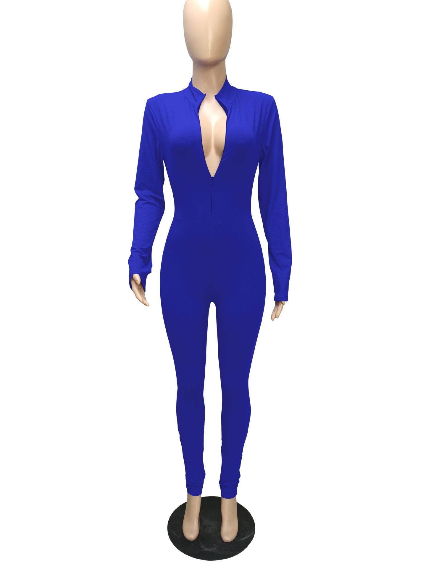 Women Autumn Zipper Jumpsuit 25