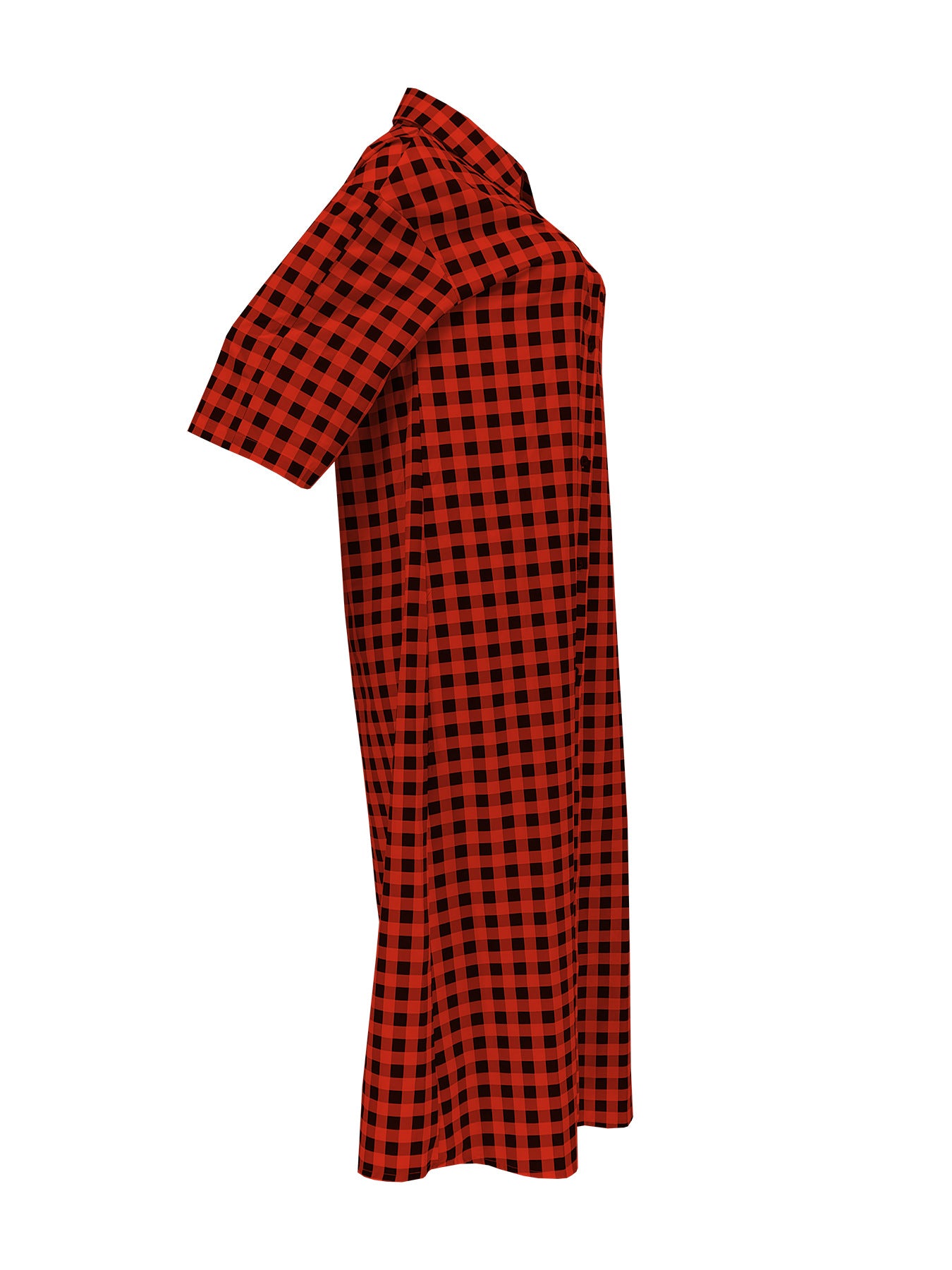 Women's Summer Fashion Casual Holidays Plaid Shirt 20