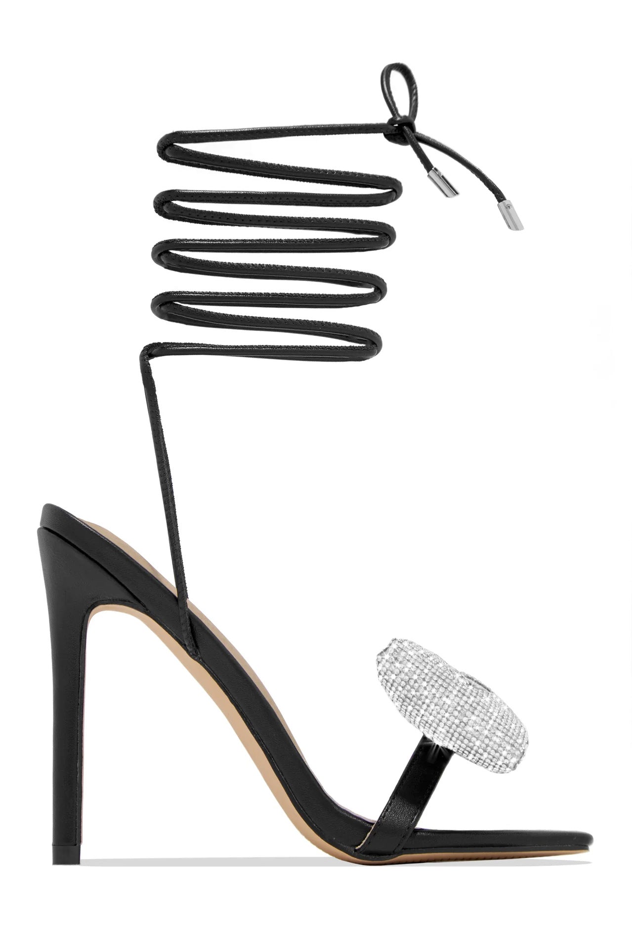 Fashion Sexy High Heel Sandals Rhinestone Bow Cross Lace-Up Outdoor Sandals heels 10