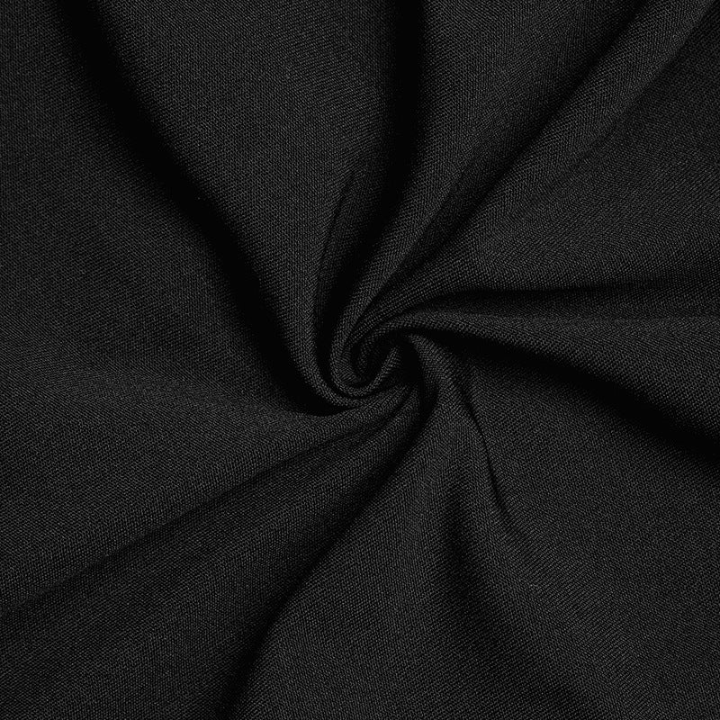 Chic Ruffle Contrast Patchwork Long-Sleeve Autumn Dress 12