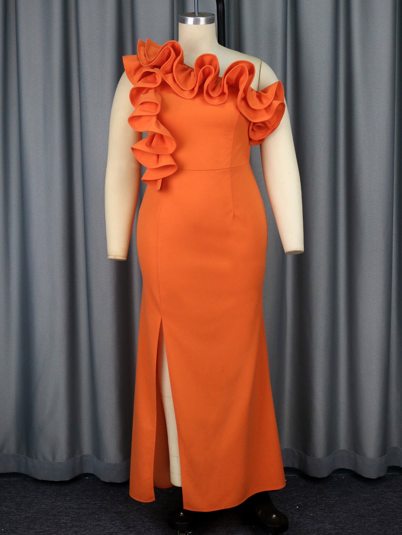 Women Spring and Summer Sleeveless Off Shoulder Formal Party Dress 4