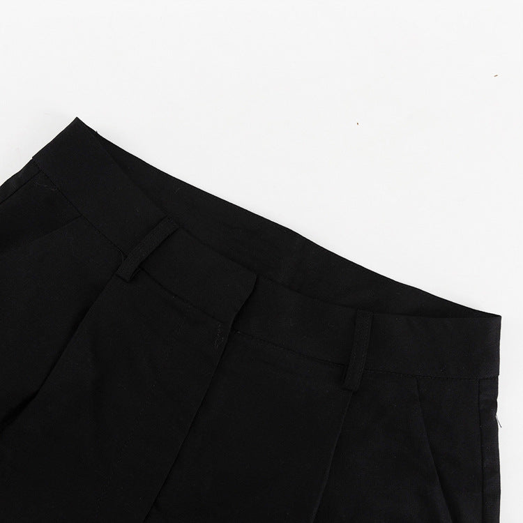 Women Linen summer casual sleeveless vest shorts Two Piece Set 18