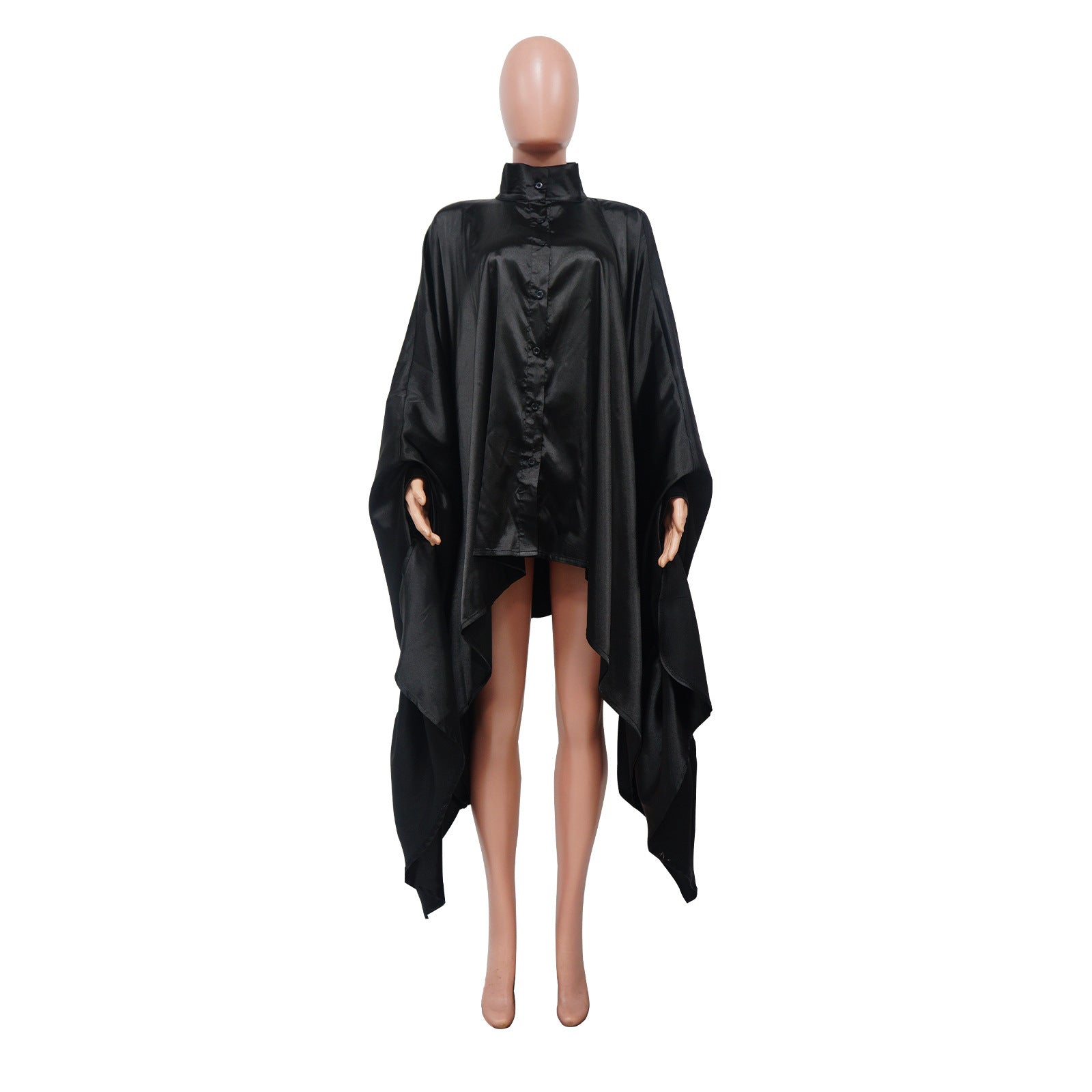 Women Fall Pleated Solid Shirt 15